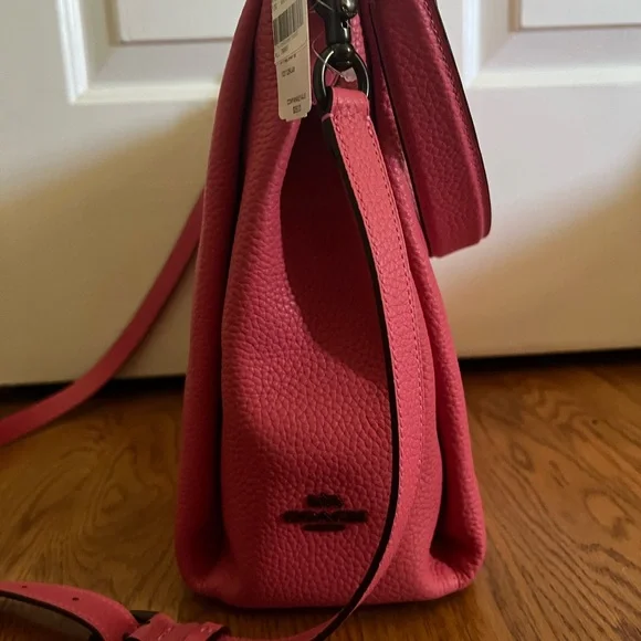 Brand New w/tags beautiful Pink leather Coach bag. - Picture 6 of 6